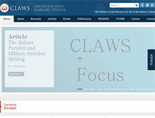 Tablet Screenshot of claws.in